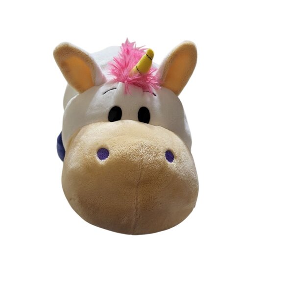 Flip A Zoo Unicorn Dragon Two In One Plush Animal 19" Stuffed Toy Reversible - Picture 3 of 16